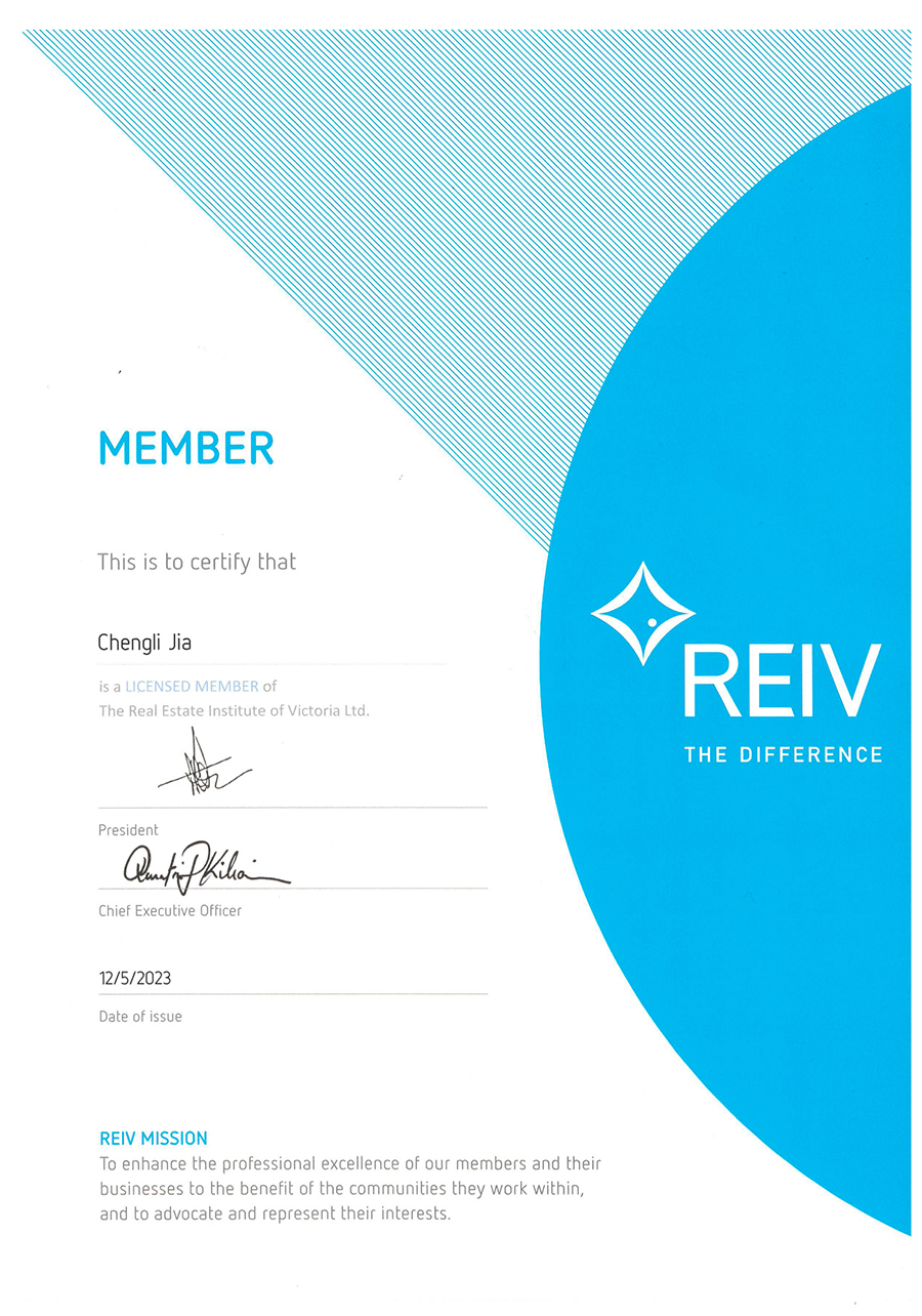 Jenny REIV-Membership