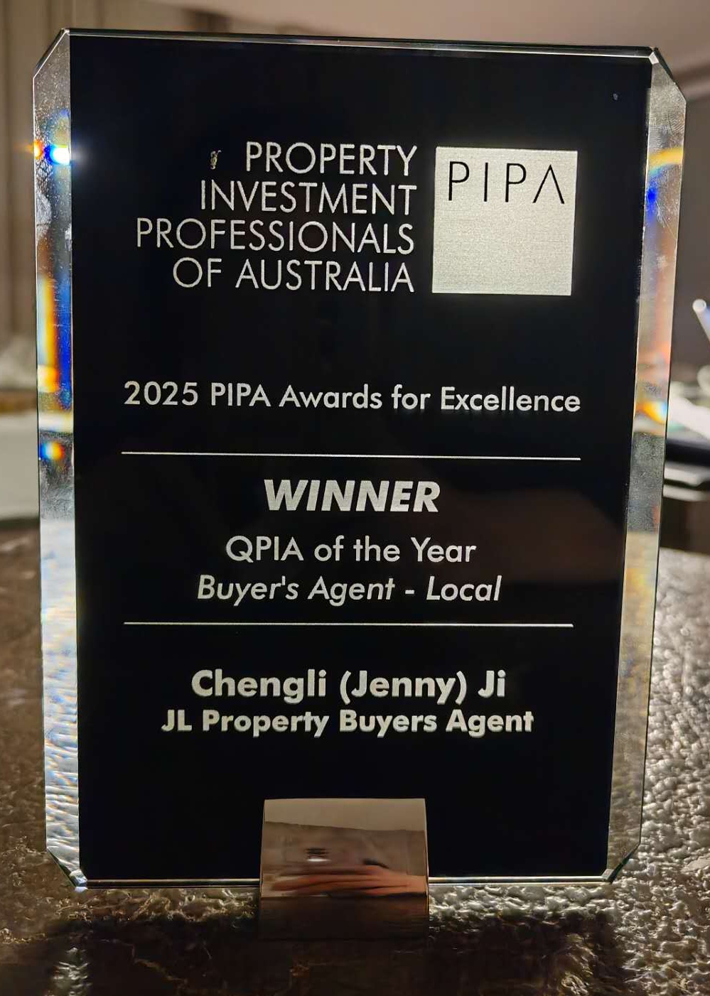 QPIA of the Year-Buyers Agent(Local) WINNER 2025